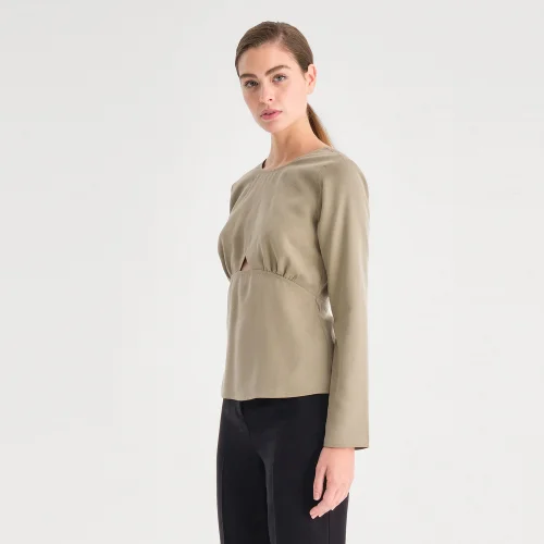 House of Ika - Cut-out Blouse