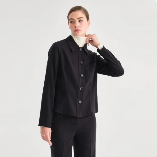 House of IKA - Buttoned Shirt Jacket