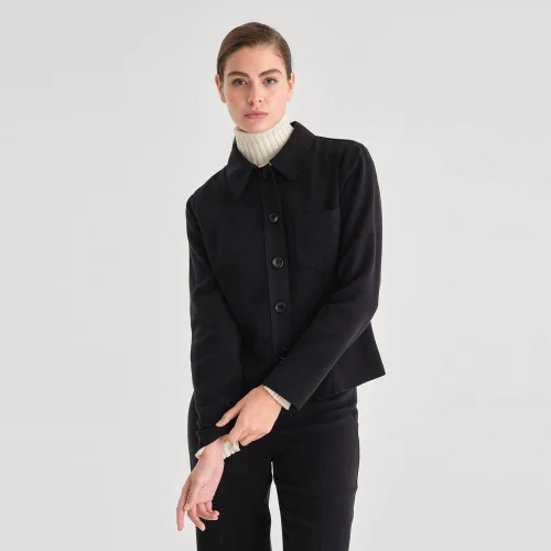 House of IKA - Buttoned Shirt Jacket