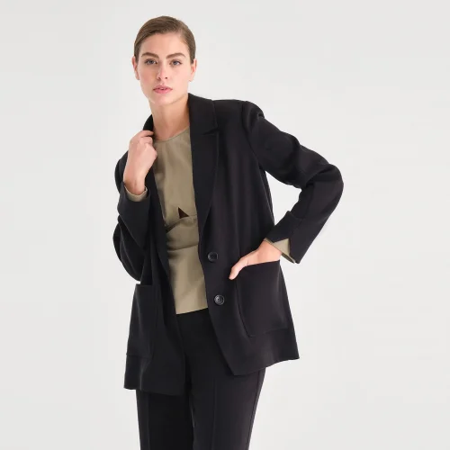 House of IKA - Klasik Kesim Tencel Blazer