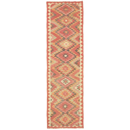 Rug N Carpet - Alberta El Dokuma Herki Yolluk 96x 315cm