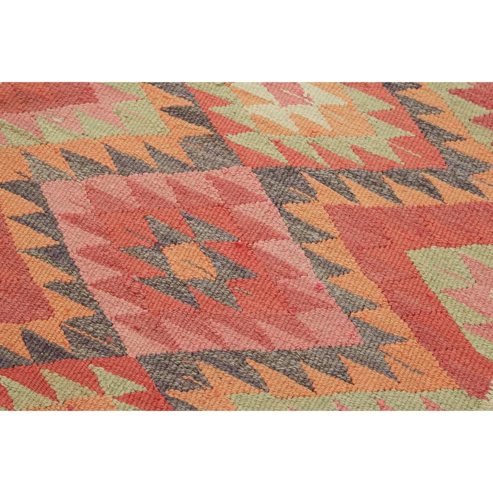Rug N Carpet - Alberta El Dokuma Herki Yolluk 96x 315cm