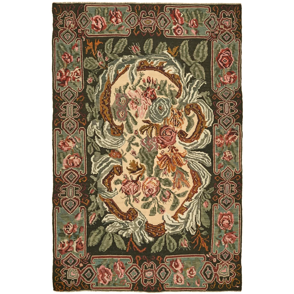 Rug N Carpet Alberta Handmade Bessarabian Kilim Rug hipicon