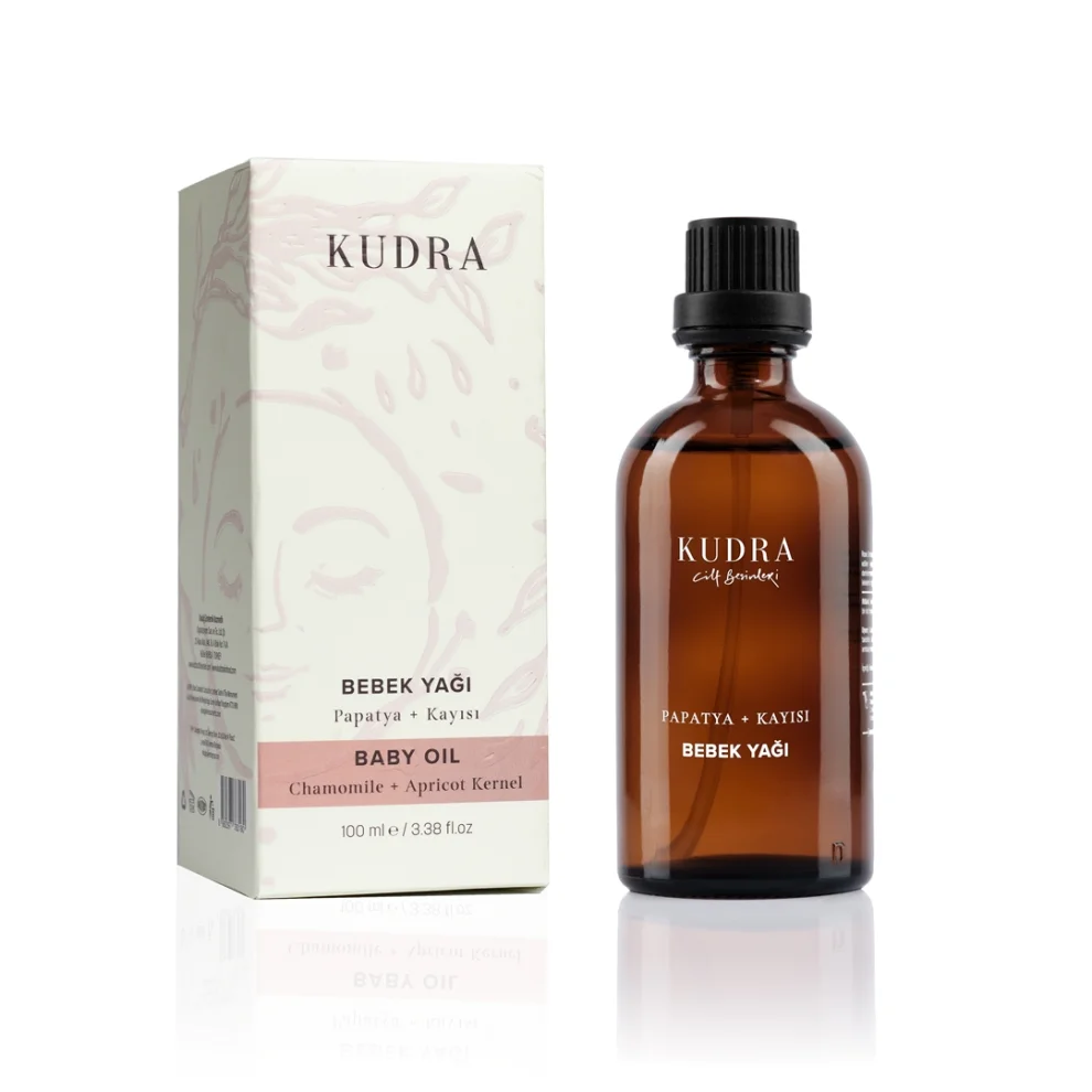 Kudra Cilt Besinleri - Baby Oil Chamomile + Apricot Kernel 100 Ml