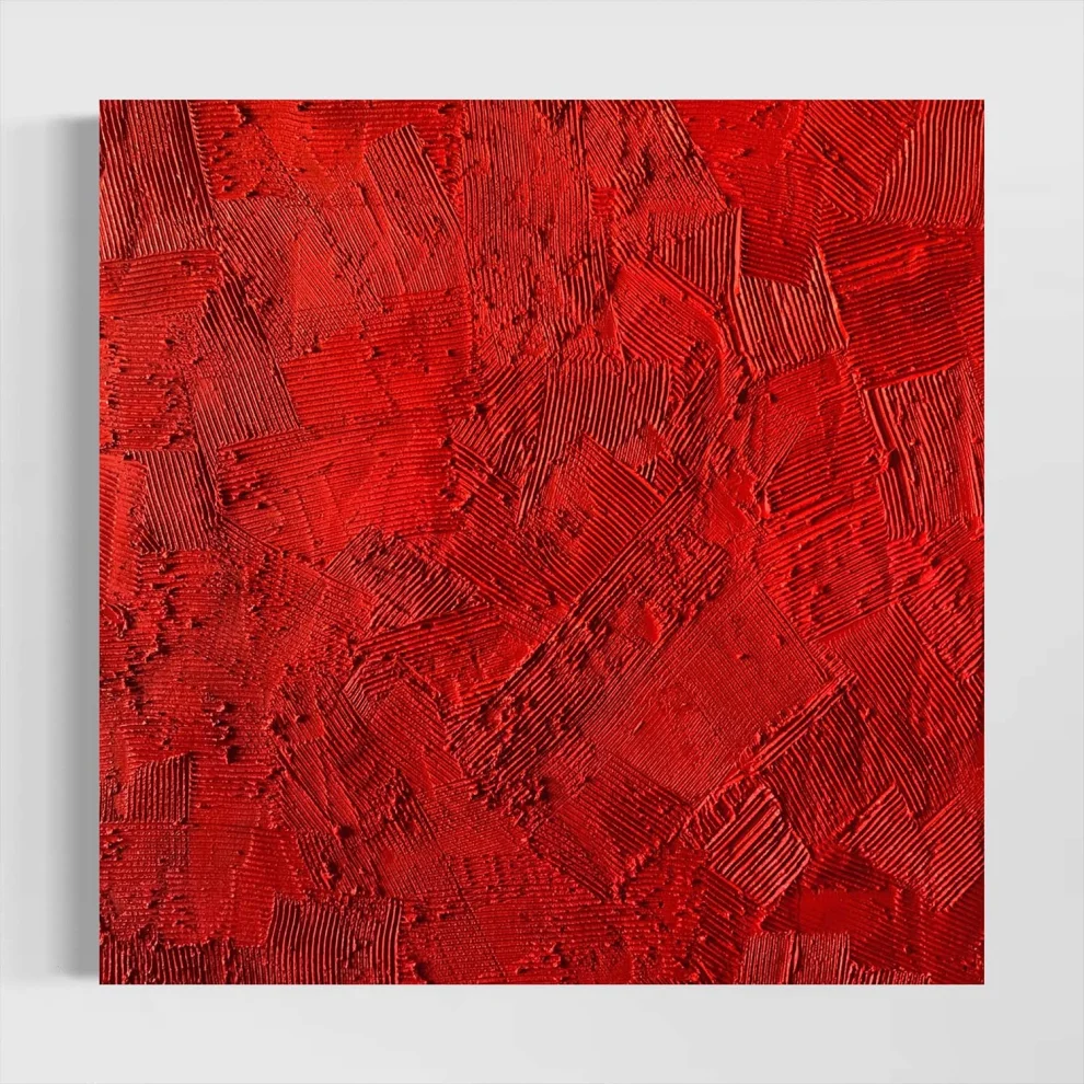 Nakalend - Red Texture Canvas