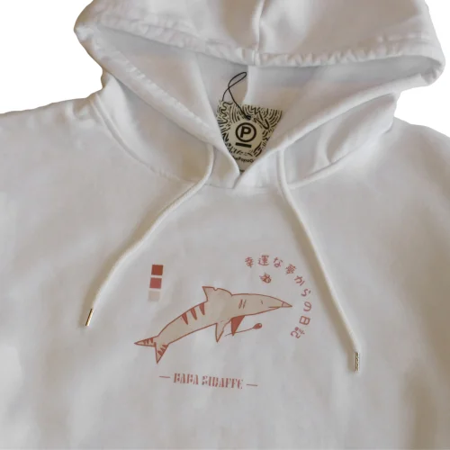 Papa Giraffe - Shark Love Pull Over Hoodie