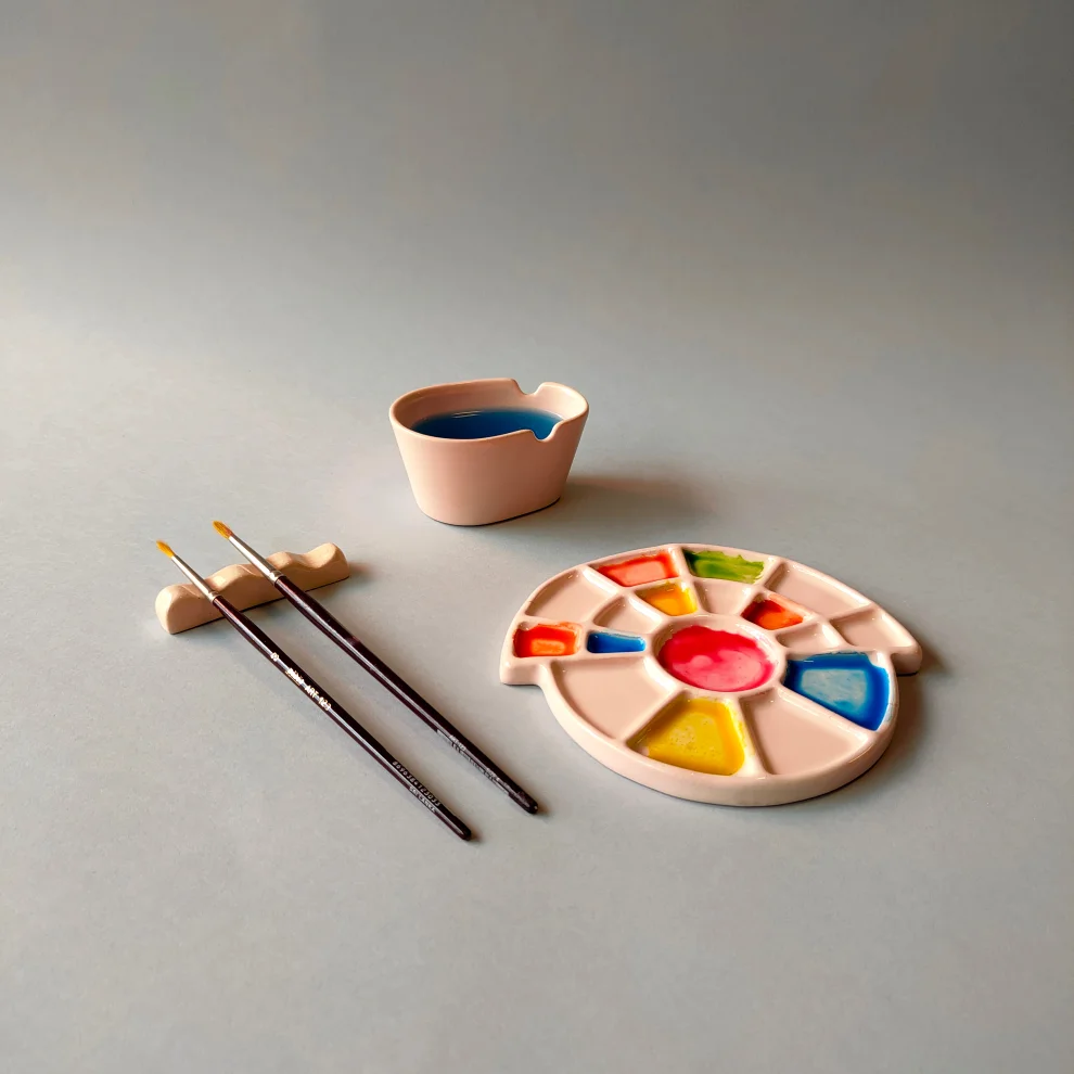 Siesta Studio - Ceramic Watercolor Kit Set