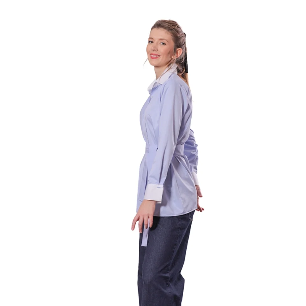 Mezz - Front Pleated Shirt