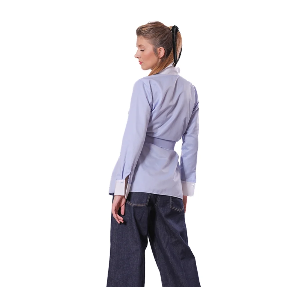 Mezz - Front Pleated Shirt