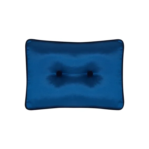 Alpaq Studio - Button And Pipe Detailed Silk Cushion
