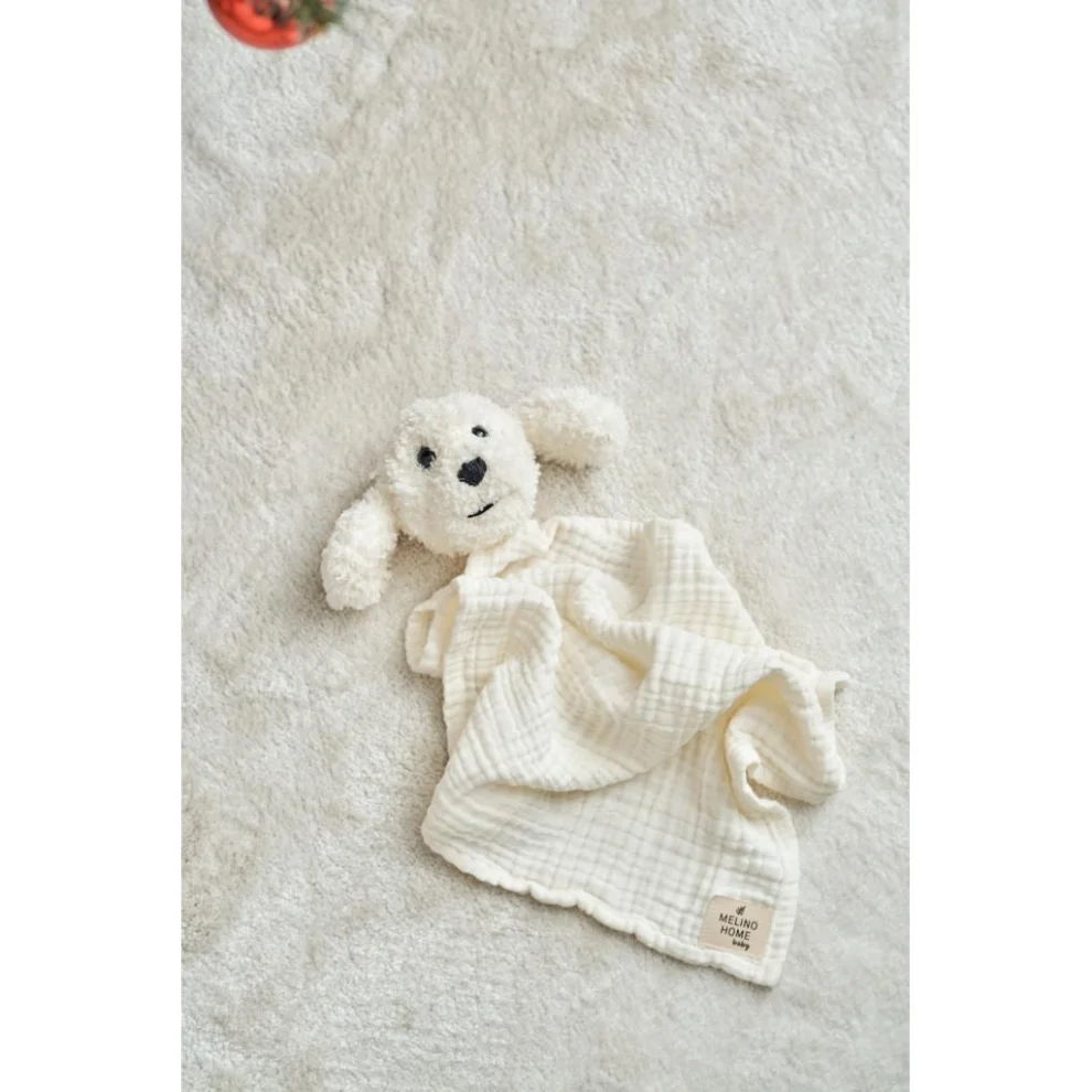 MELINO HOME - 4 Layer Muslin Baby Blanket And Sleeping Companion Set - V