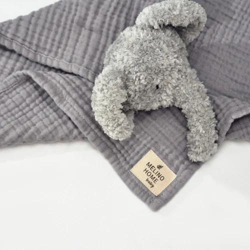 MELINO HOME - 4 Layer Muslin Baby Blanket And Sleeping Companion Set