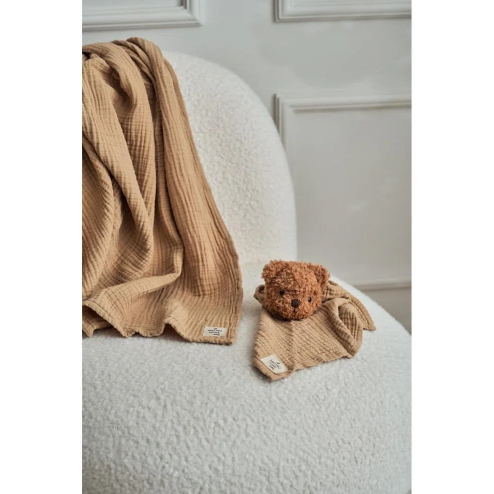 MELINO HOME - 4 Layer Muslin Baby Blanket And Sleeping Companion Set - Ill