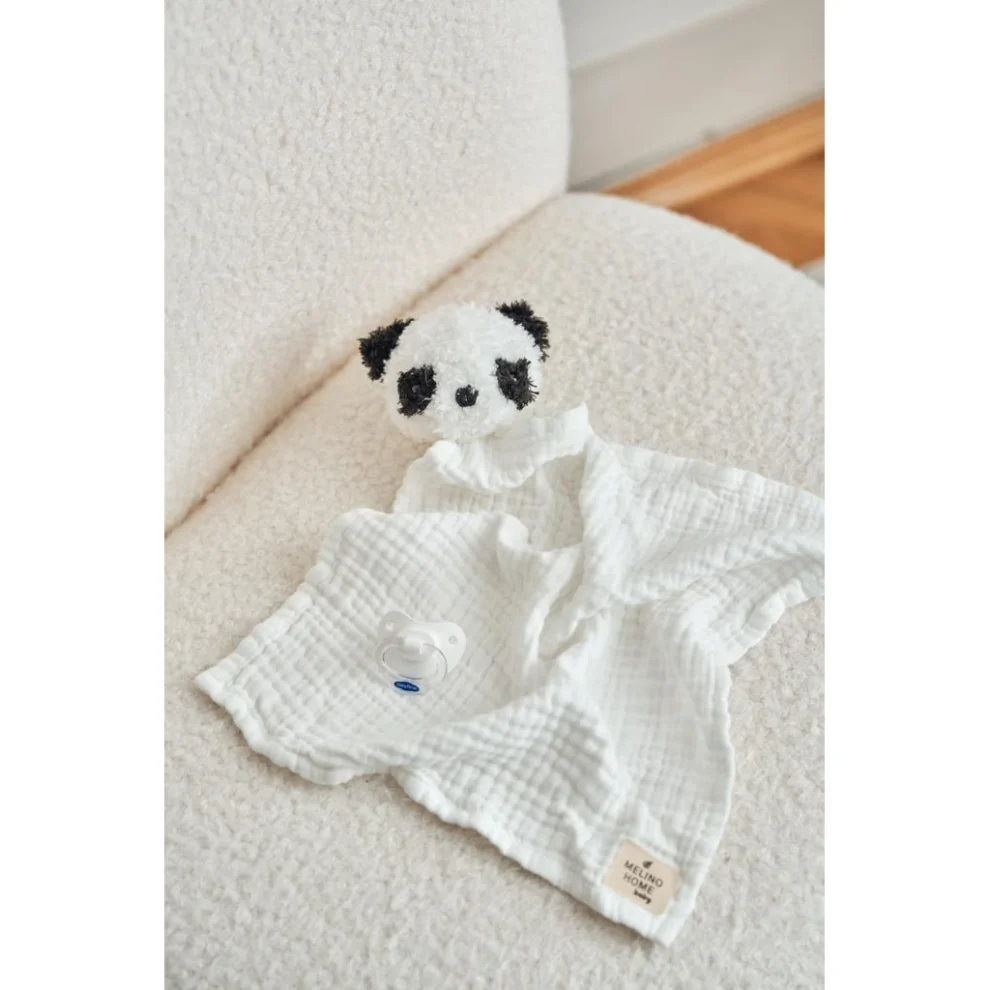 MELINO HOME - 4 Layer Muslin Baby Blanket And Sleeping Companion Set -ıv