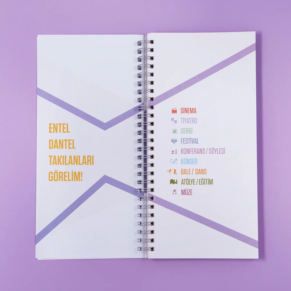 PK Design - Entel Dantel Takılanlar Kulübü Defter