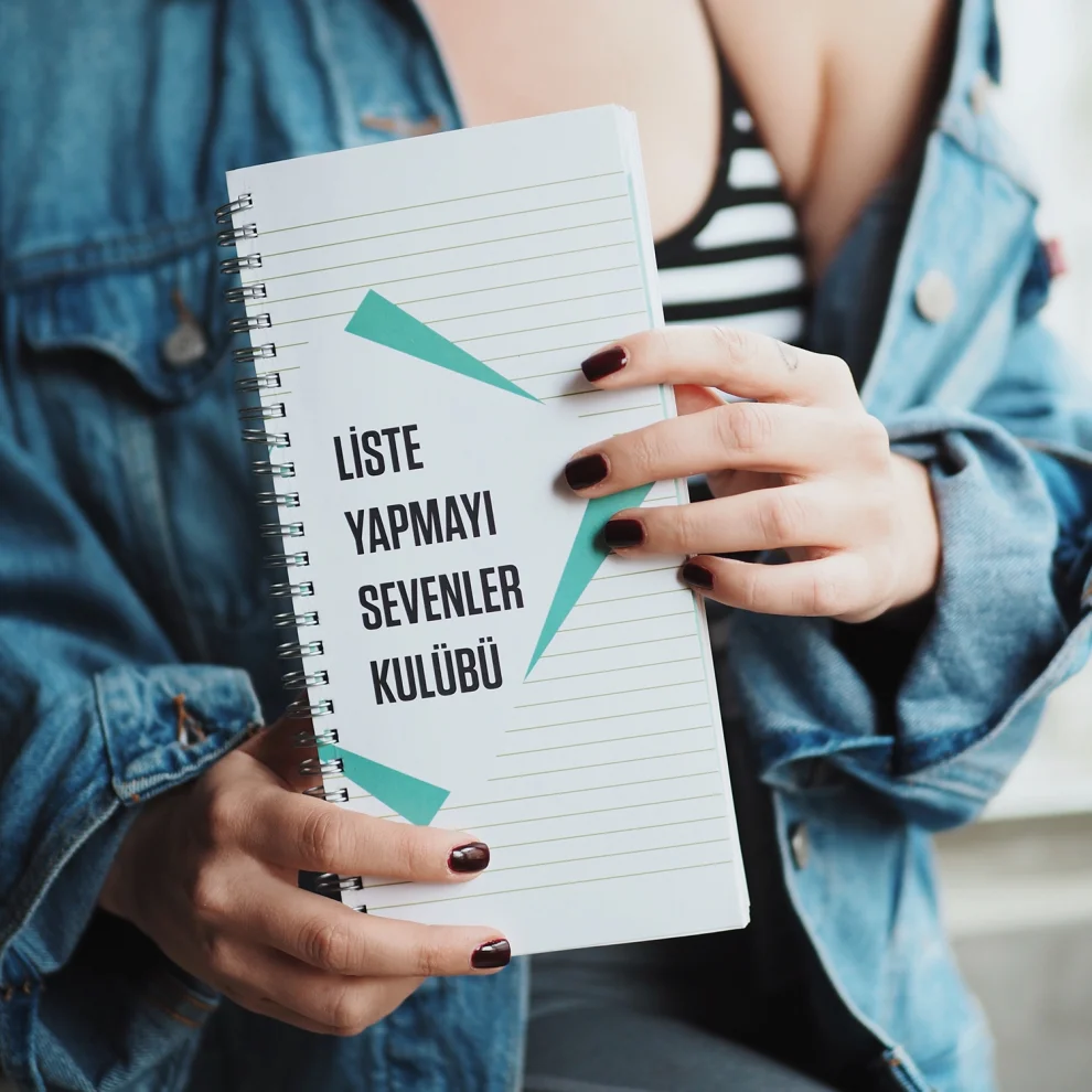 PK Design - Liste Yapmayı Sevenler Kulübü Notebook