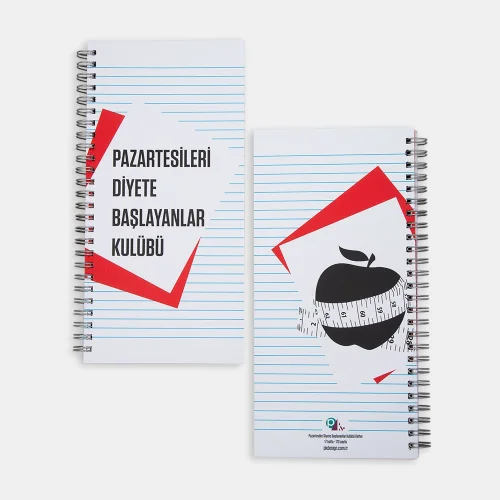 PK Design - Pazartesileri Diyete Başlayanlar Kulübü Notebook
