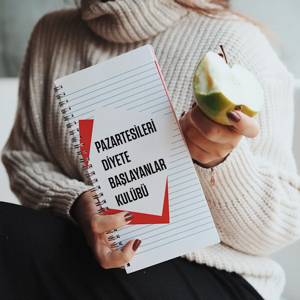 PK Design - Pazartesileri Diyete Başlayanlar Kulübü Defter