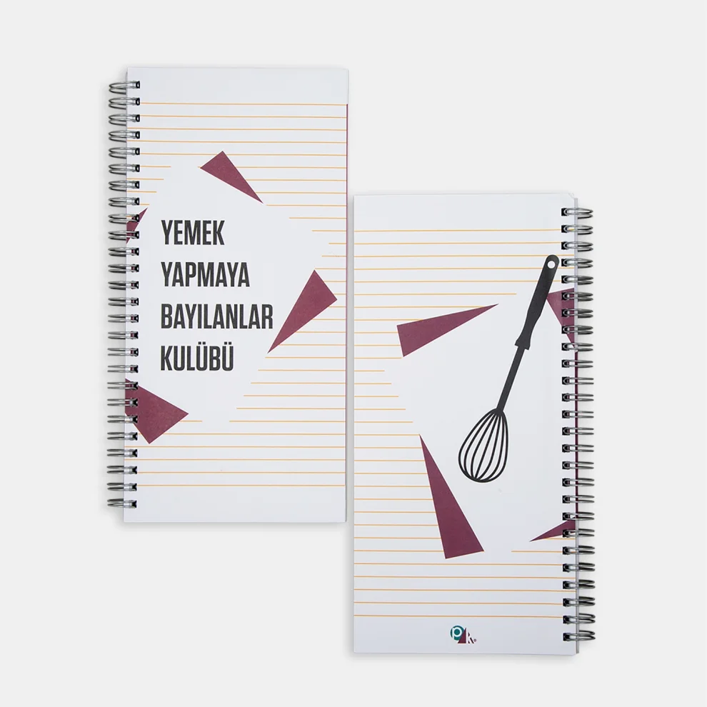 PK Design - Yemek Yapmaya Bayılanlar Kulübü Defter