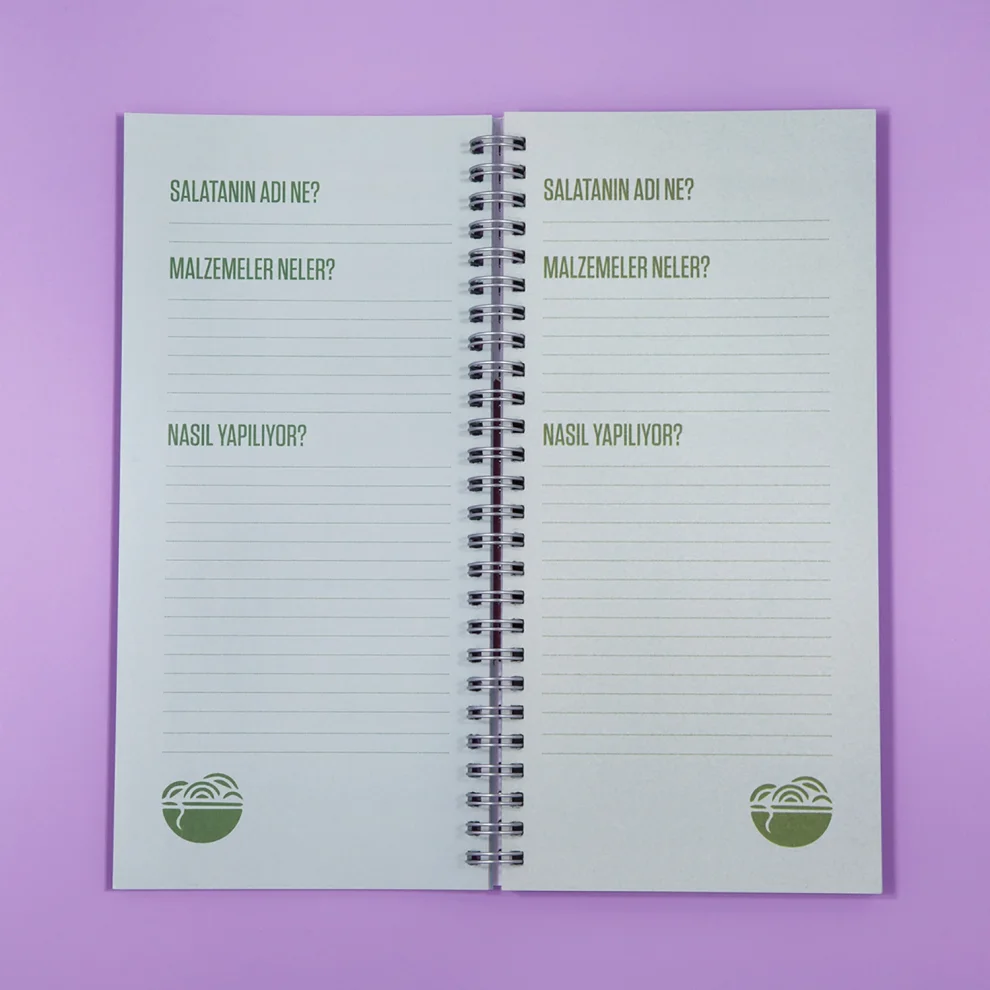 PK Design - Yemek Yapmaya Bayılanlar Kulübü Defter