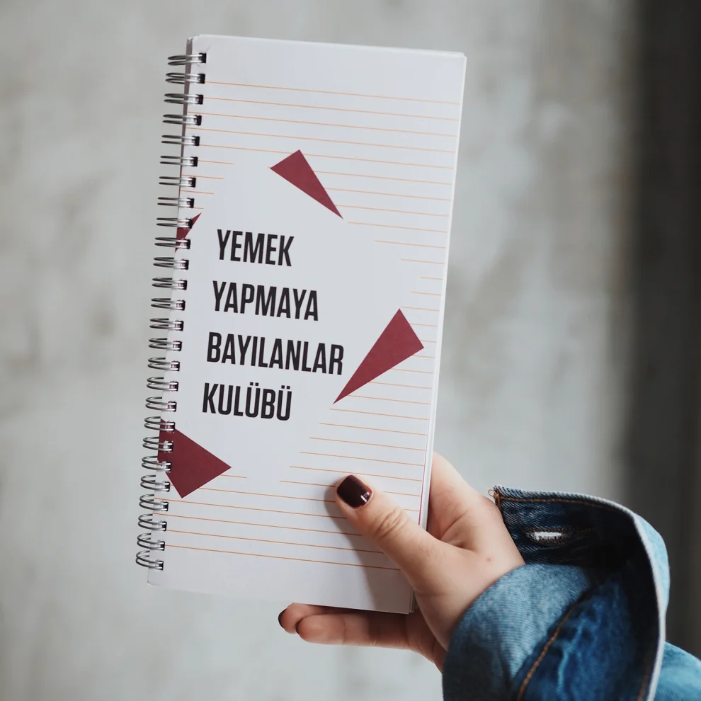 PK Design - Yemek Yapmaya Bayılanlar Kulübü Notebook