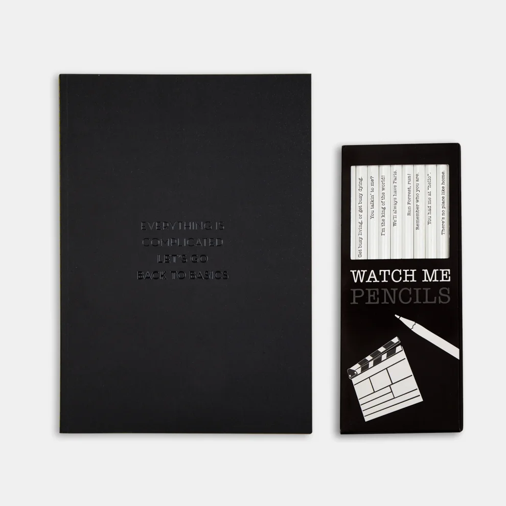 PK Design - Agenda & Pencils Set