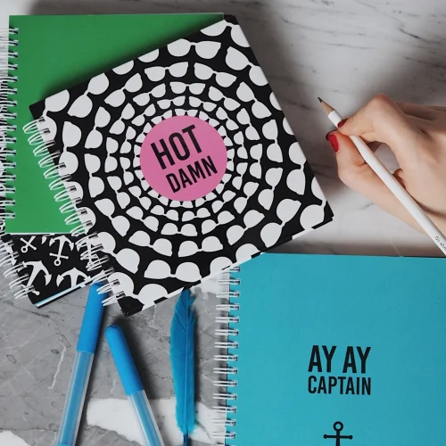 PK Design - Hipster Series Notebooks - Patterns Set Of 3