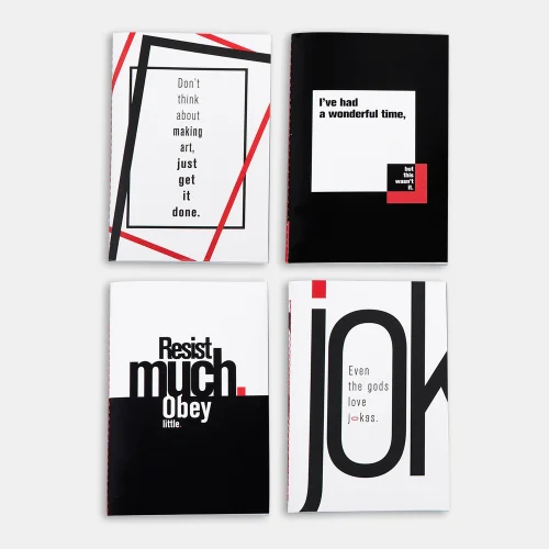 PK Design - Quotation Master Notebooks: Set Of 4