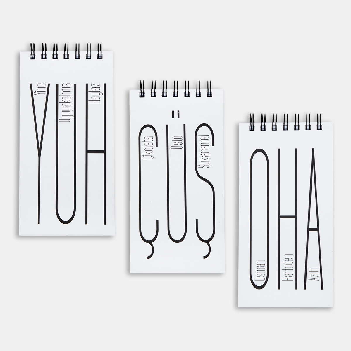 Yuhçüşoha Notebooks - Set Of 3