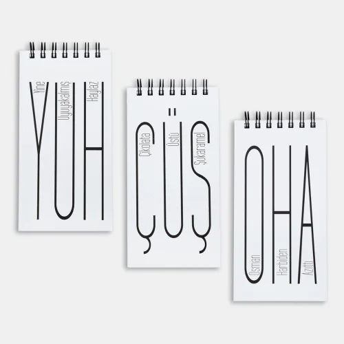 PK Design - Yuhçüşoha Notebooks - Set Of 3