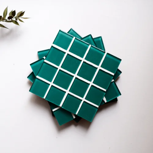 fi.dayy - 4-pack Mosaic Coasters