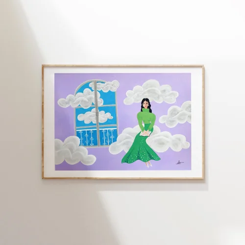 Elif Işık Töreci - Above The Clouds - Print