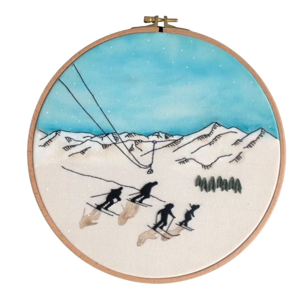 DEAR HOME - Peak Embroidery Hoop Art