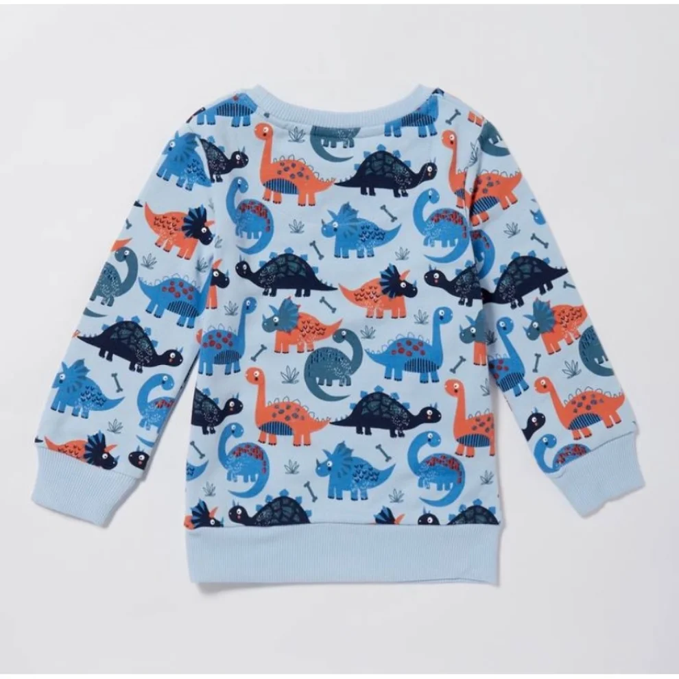 My Cutie Pie - Dinosaur Printed Sweatshirt