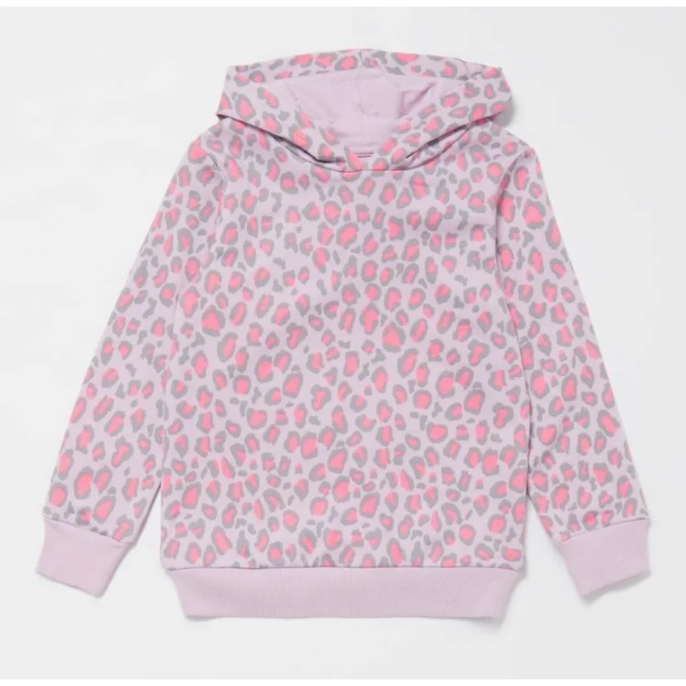 Pink leopard outlet sweatshirt