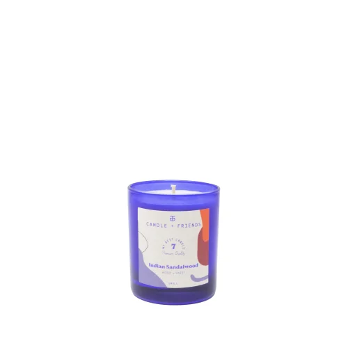 Candle and Friends - No.7 Indian Sandalwood  Special Edition Tek Fitilli Cam Mum
