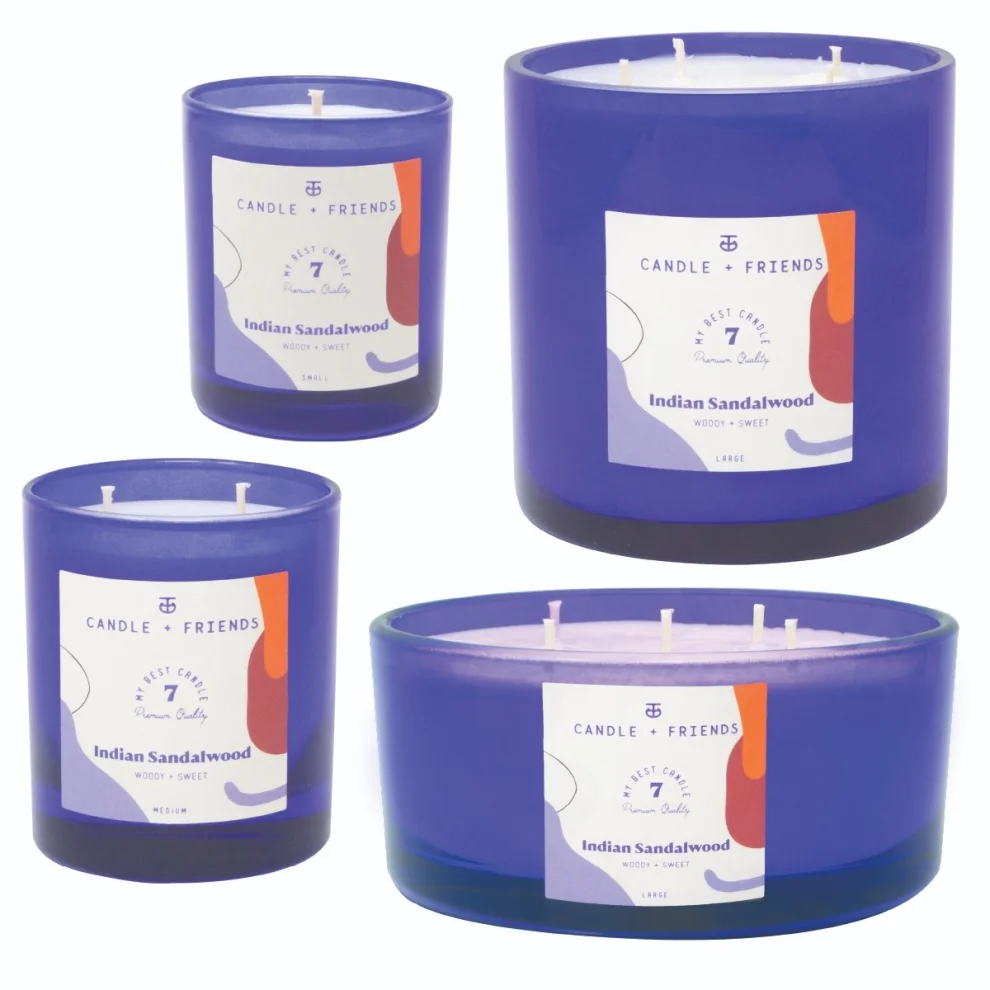 Candle and Friends - No.7 Indian Sandalwood Special Edition Set