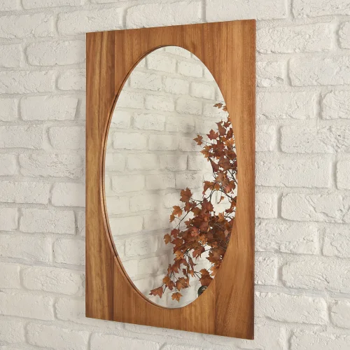 Gugarwood - Flow - Wooden Wall Mirror