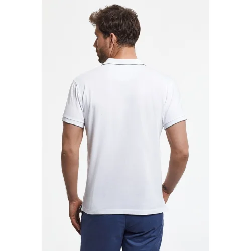 Port Royale	 - Yaka Detaylı Basic Pike Polo