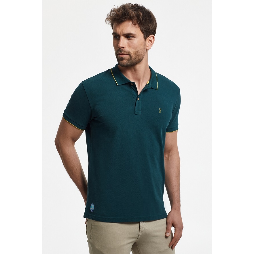 Yaka Detaylı Basic Pike Polo