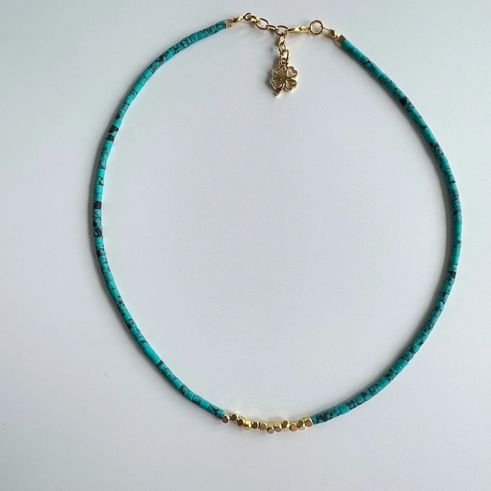  Byebruketenci - Afgan And Gold Bead Necklace