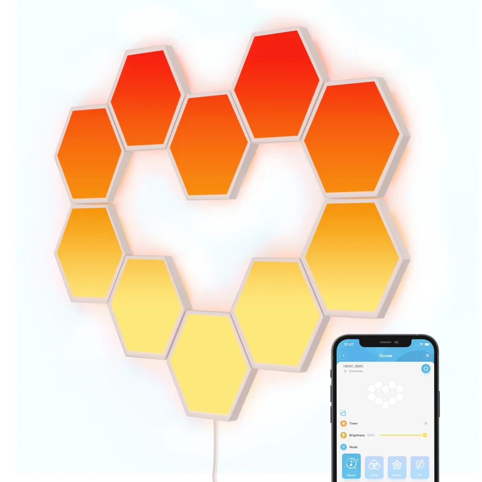 Govee - Glide Hexa Light Panels Altıgen Işıklı Paneller