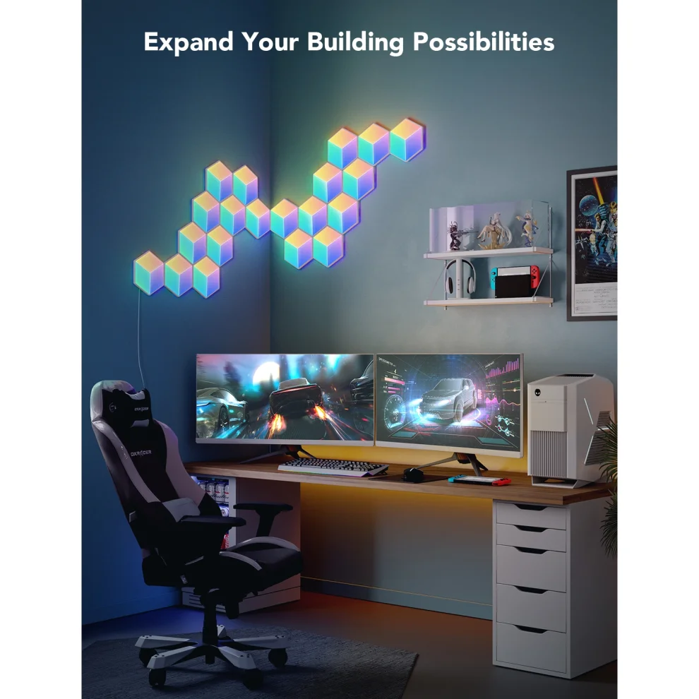 Govee - Glide Hexa Pro Light Panels 3d Görünümlü Işıklı Paneller