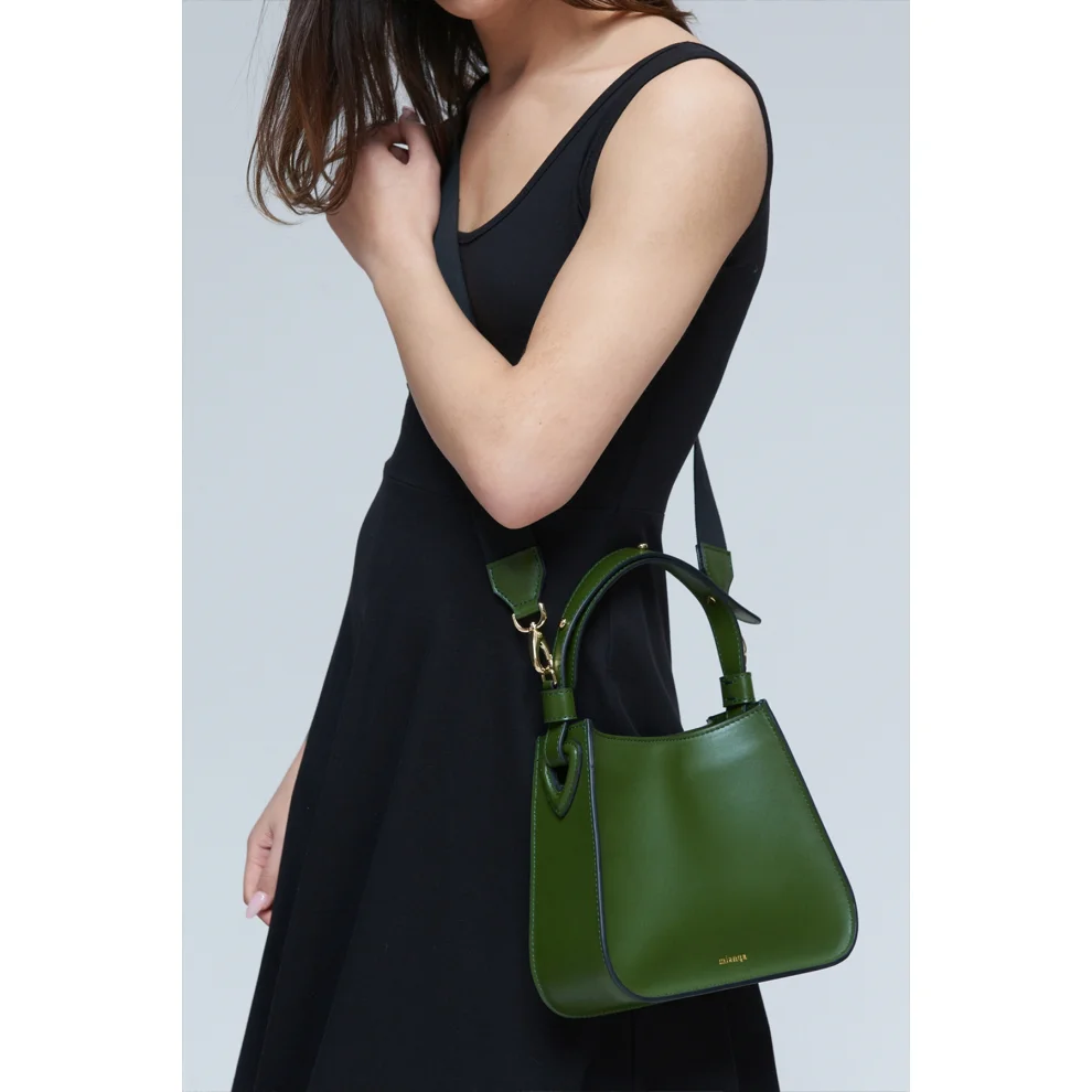 Mianqa - Cereus Vegan Apple Leather Leather Crossbody & Shoulder Bag