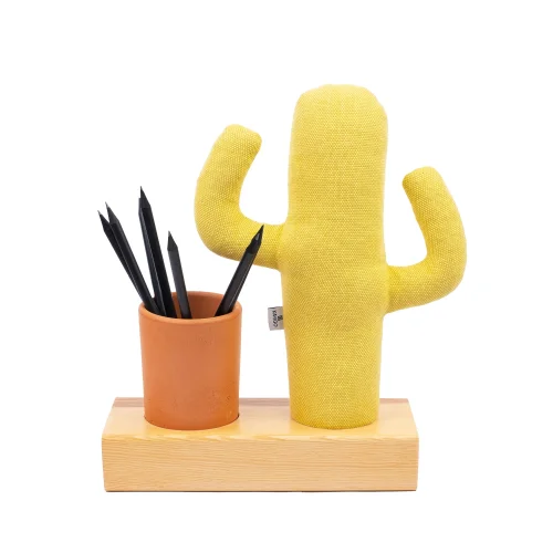 KAYIGO - Lavender Pencil Holder & Note Holder Cactus