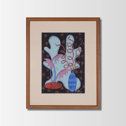 Ayla Barın Bener - Abstract Still Life Painting - Vlll