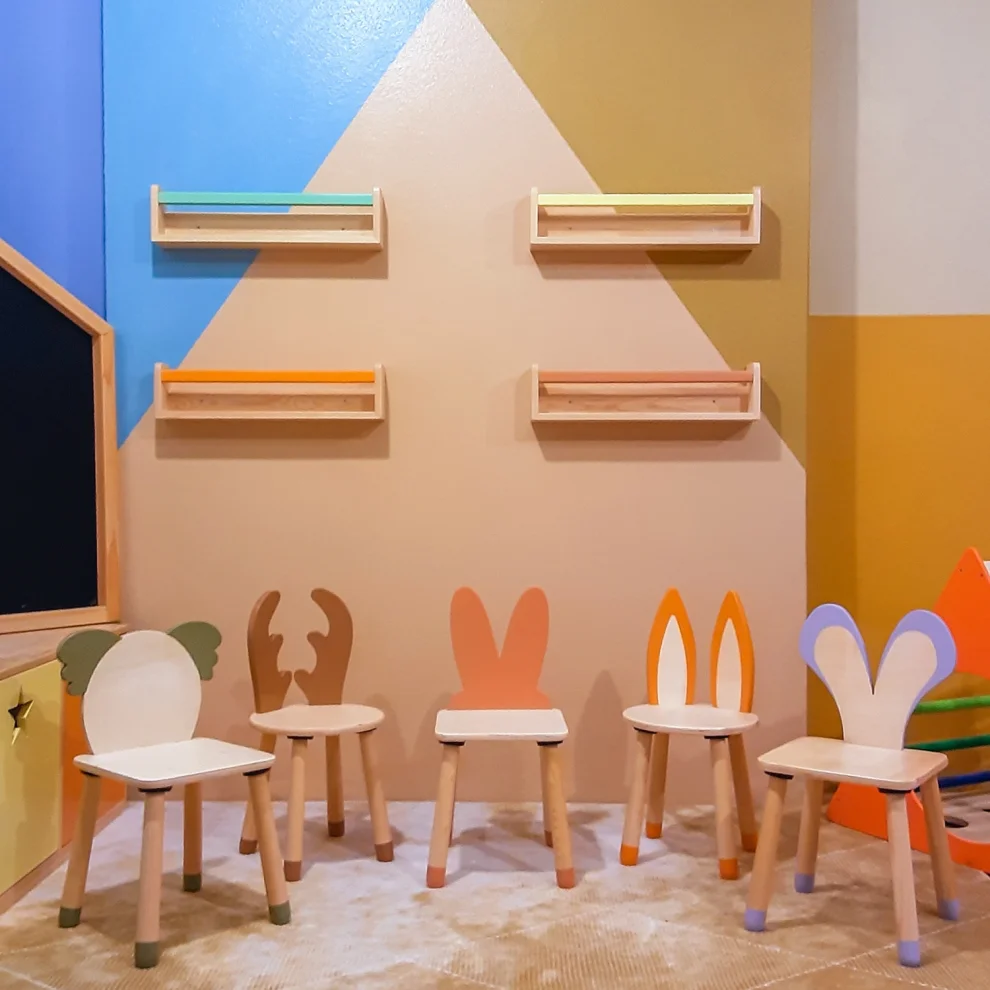 Woodnjoytoy - Colored Rabbit Chair