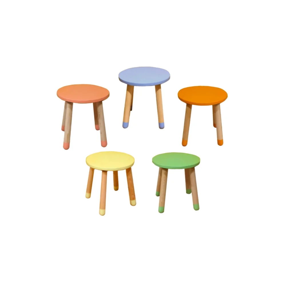 Woodnjoytoy - Color Stool