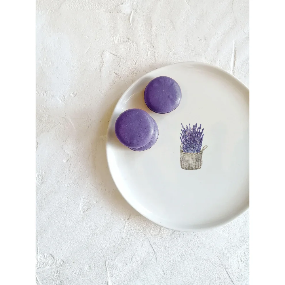 Fusska Handmade Ceramics - Lavender Plate -ıv