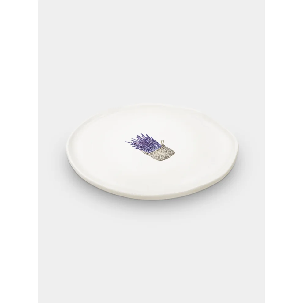 Fusska Handmade Ceramics - Lavender Plate -ıv